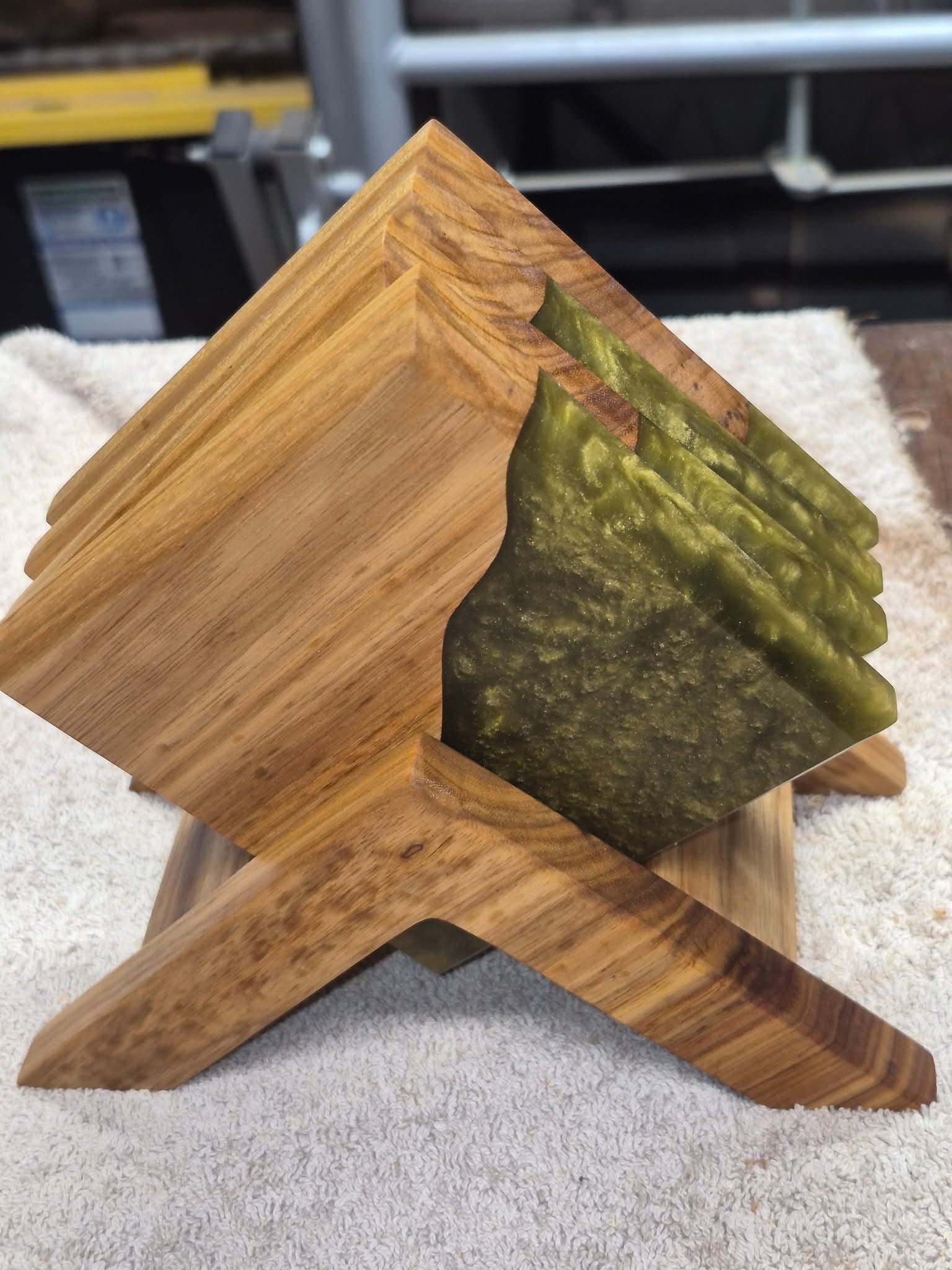 Half-Half Drink coasters